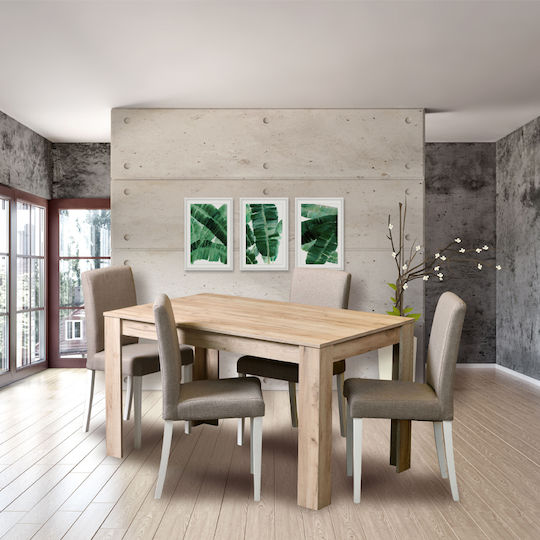 Itaka Tisch Speisesaal Holz Eiche 135x80x75cm