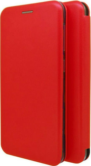 Ancus Magnetic Curve Buchen Sie Synthetisches Leder Rot (Galaxy M21)
