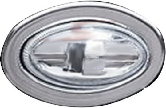 S-dizayn Front Headlight Frame for Skoda Citigo 3/5D 2011+ Δαχτυλίδι Φλας Χρώμιο 2τεμ /SD