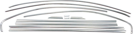 S-dizayn Vw Jetta 4d 2011> Trim Μαρκε Παραθύρων Αυτοκόλλητα Χρωμίου 12τεμ. /SD