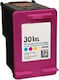 VS Inkjet Printer Compatible Ink HP 301XL CH564EE 330 Pages 18ml Multiple (Color)