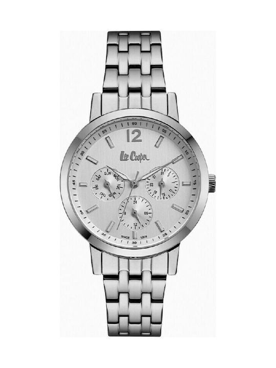 Lee Cooper Uhr mit Silber Metallarmband