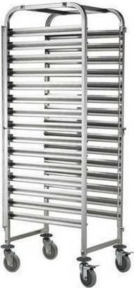 Hendi Commercial Kitchen Food Cart for 15 Trays H174xW38xD55cm