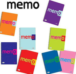 Next Spiral Notebook Ruled B5 2 Subjects Memo 1pcs (Μiscellaneous colours)