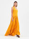 1621 Summer Maxi Dress for Wedding and Christening Yellow