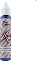 Maxicolor Glitter Pen Purple 28ml