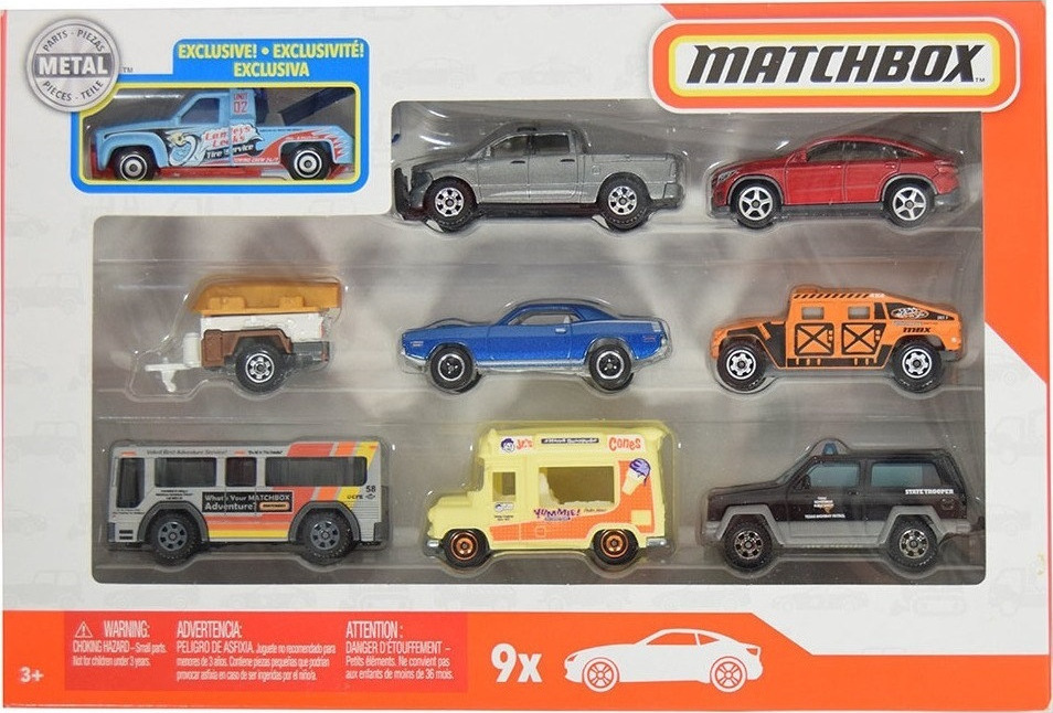 Mattel Matchbox 9 Αυτοκινητάκια | Skroutz.gr