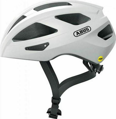 Abus Macator Mountain / Road Bicycle Helmet with MIPS Protection White