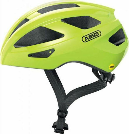 Abus Macator Bicycle Helmet Mountain / Road with MIPS Protection Yellow