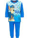Nickelodeon Kinder Schlafanzug Winterlich Hellblau HQ0302