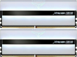 TeamGroup T-Force Xtreem ARGB White 32GB DDR4 RAM με 2 Modules (2x16GB) και Ταχύτητα 3600 για Desktop