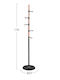 Freebox Metallic Coat Rack Black/ Beech 37x37x176cm