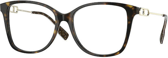 Burberry Plastic Eyeglass Frame Brown Tortoise BE2336 3002