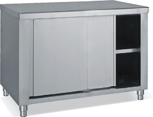 Bambas Frost Ερμάριο με Συρόμενες Πόρτες 100x70x85cm