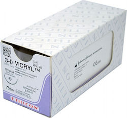 Ethicon Vicryl 3/0 Surgical Suture 26mm Με βελόνα 26mm