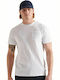 Superdry Authentic Ανδρικό T-shirt Κοντομάνικο Λευκό