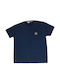 Bodymove Herren T-Shirt Kurzarm Blau