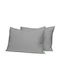 Sunshine Cotton Feelings Σετ Μαξιλαροθήκες με Φάσα 107 Dark Grey 50x70εκ.