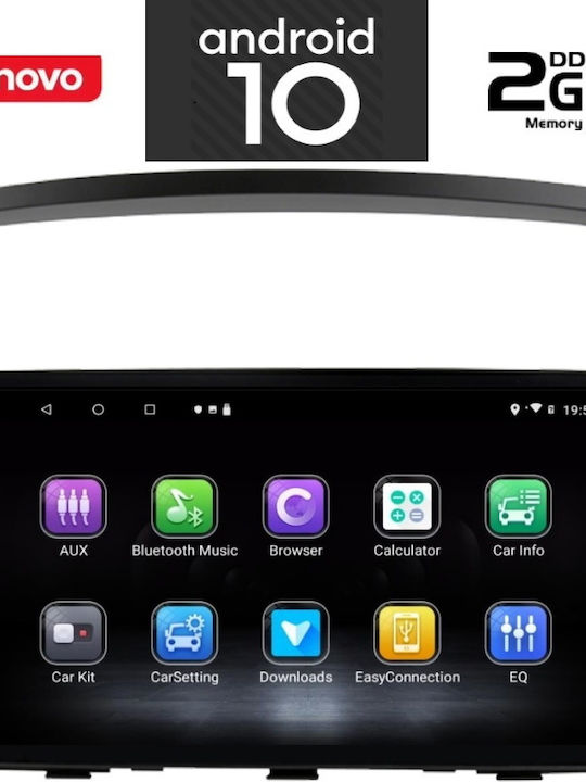 Lenovo Car-Audiosystem für Mitsubishi Pajero 2006-2013 (Bluetooth/USB/AUX/WiFi/GPS) mit Touchscreen 9"