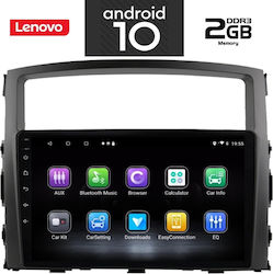 Lenovo Sistem Audio Auto pentru Mitsubishi Pajero 2006-2013 (Bluetooth/USB/AUX/WiFi/GPS/Partitură) cu Ecran Tactil 9"