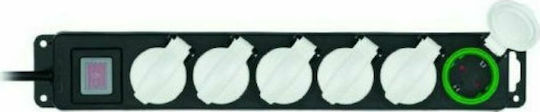 SAS Power Strip 6 Positions with Switch and Cable 5m