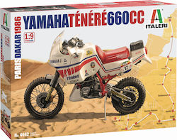 Italeri Tenere 660cc Modellfigur Motorrad im Maßstab 1:9