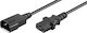 Goobay IEC C14 - IEC C13 Cable 5m Μαύρο 39203