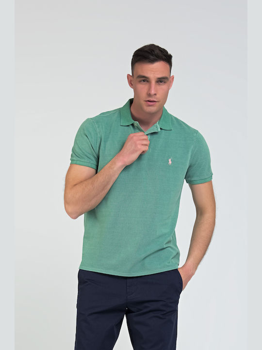 Ralph Lauren Men's Short Sleeve Blouse Polo Green