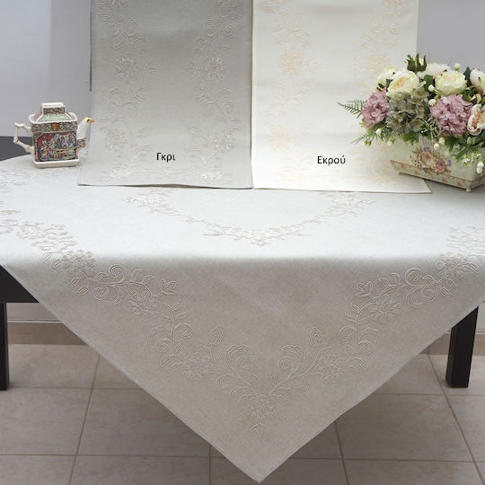 Ilis Home Runner 10152 cu Broderie Ecru 40x170cm