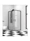 Karag Efe 100 NR-10 Cabin for Shower with Sliding Door 70x90x190cm Clear Glass Nero