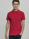 Urban Classics TB2071 Men's Short Sleeve Blouse Polo Red