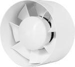 Vents 125 VKO1 Wall-mounted Ventilator Bathroom 125mm White