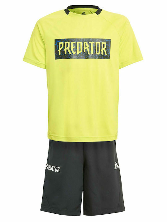 Set pentru copii cu șorturi Vară 2buc Galben Predator