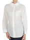 Emporio Armani Women's Monochrome Long Sleeve Shirt White