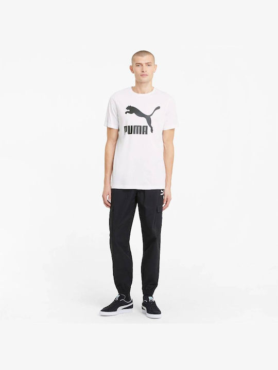 Puma Classic T-shirt Bărbătesc cu Mânecă Scurtă Alb