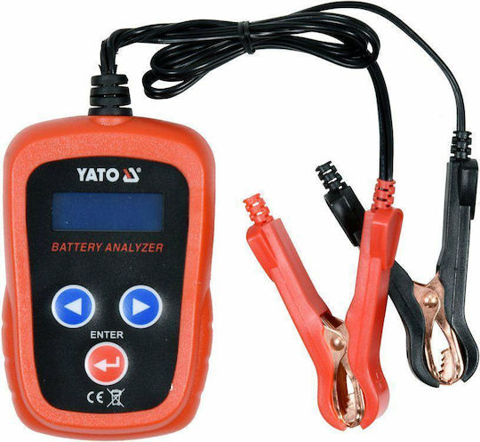 Yato YT-83113 Ψηφιακό Battery Tester με Κροκοδειλάκια