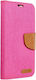 MyMobi Canvas Book Υφασμάτινο Ροζ (Galaxy A02s)