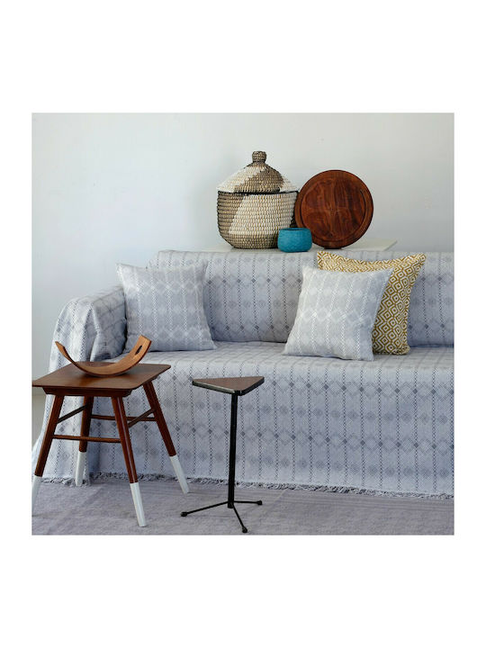 Melinen Mateo Ριχτάρι Διθέσιου Καναπέ Ζακάρ 180x250εκ. Grey