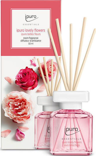 iPuro Diffuser Lovely Flowers mit Duft Rose 019307 50ml