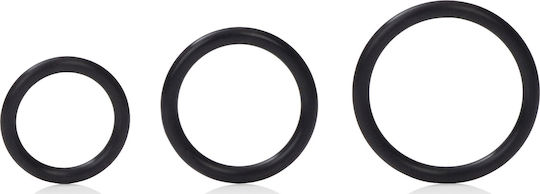 Calexotics Silicone Support Rings Black 3pcs