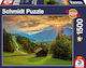 Sunset Over The Mountain Village Of Wamberg Puzzle 2D 1500pcs