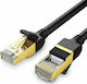 Ugreen U/FTP (STP) Cat.7 (10Gbps) Καλώδιο Δικτύου Ethernet 1.5m Μαύρο