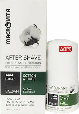 Macrovita After Shave Set Îngrijire pentru Hidratare cu After shave & Deodorant