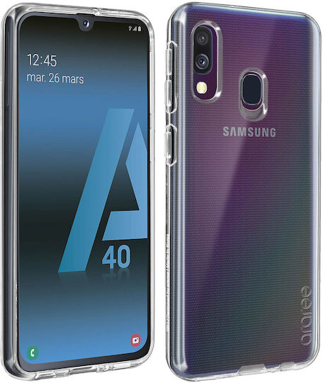 Araree A Back Cover Σιλικόνης Διάφανο (Galaxy A40)