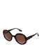 Gigi Barcelona Tessa Woman Sunglasses with Brown Tartaruga Horn-Rimmed Frame and Gradient Lens 6546/2