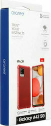Araree Mach Back Cover Silicone Red (Galaxy A42)