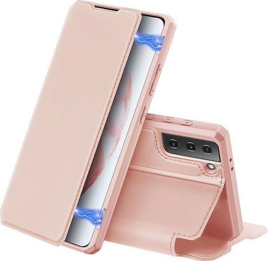 Dux Ducis Skin X Book Piele artificială Roz (Galaxy S21 5G)