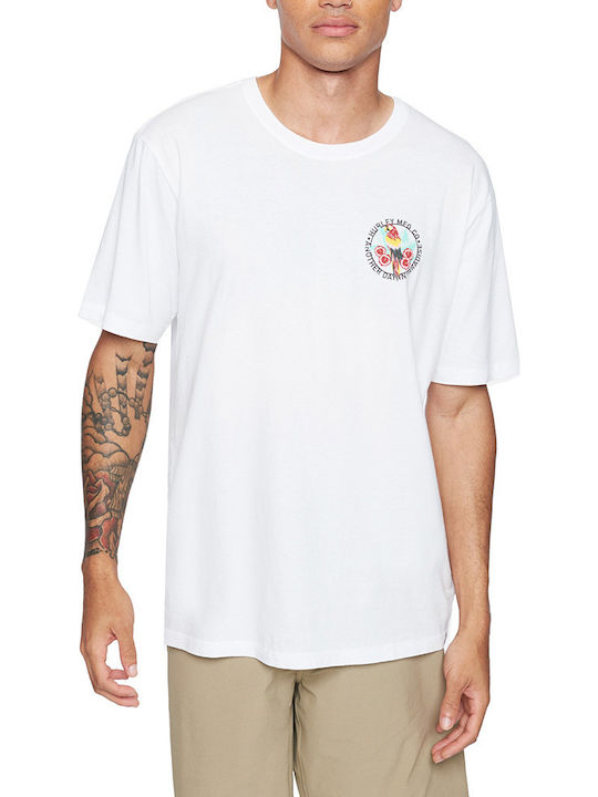 Hurley EVD WSH Parrot Men's Short Sleeve T-shirt White