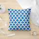 Lino Home Διακοσμητική Μαξιλαροθήκη Cell από 100% Βαμβάκι 601 Blue 45x45εκ.