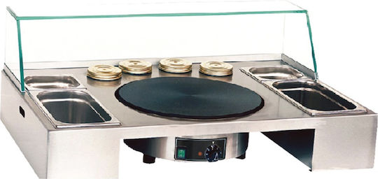 Karamco Icm400b Commercial Crepe Maker Electric 3kW with Stove Diameter 40cm